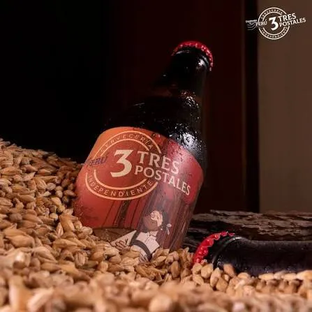 CERVEZA ARTESANAL TRES POSTALES AMBER ALE 3330ML